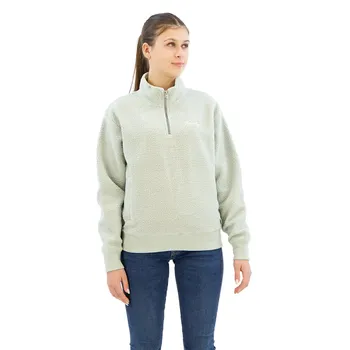 Толстовка Superdry Country Club Borg half zip, серый