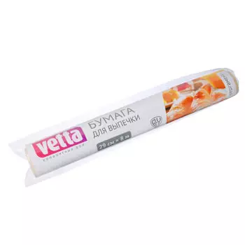 Бумага для выпечки (пергамент) 8м x 28см, VETTA