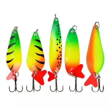 Блесна колеблющаяся AZOR FISHING Щука, разноцветная