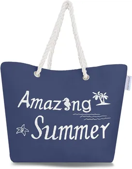 Сумка шоппер normani Bequeme Sommer Umhngetasche, Strandtasche, цвет Amazing Summer Blue