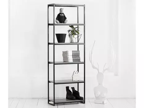 Стеллаж metalframe (archpole) серый 70x200x30 см.