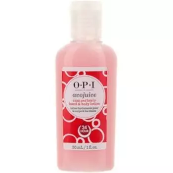 OPI Avojuise Cran &amp; Berry Juicie - Фруктовый лосьон для рук и тела клюква и брусника 30 мл