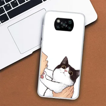 Чехол для телефона Kiss My Lovely Cat Kitten для Xiaomi Poco X3 GT X4 NFC M4 Pro M3 M2 F3 F2 F1 Mi Note 10 A3 A2 Lite A1 CC9E Fundas Xiaomi Poco X3
