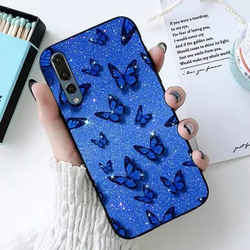 Модный чехол для телефона с бабочками и небом для Huawei P30 40 20 10 8 9 lite pro plus Psmart2019 Huawei P8lite2017