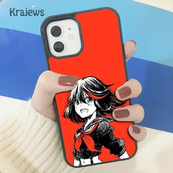 Мягкий чехол для телефона Krajews Anime Kill La Kill для iPhone 14 5 SE 6s 7 8 plus X XR XS 11 12 13 pro max Samsung S21 S22 ultra iPhone 6plus