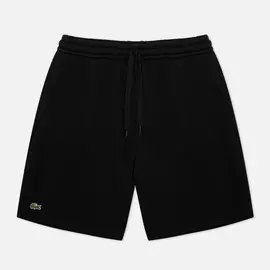Мужские шорты Lacoste Sport Tennis Fleece, цвет чёрный, размер XL