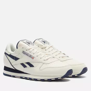 Мужские кроссовки Reebok Classic Leather 1983 Vintage, цвет белый, размер 41 EU