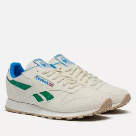 Мужские кроссовки Reebok Classic Leather Glow, цвет бежевый, размер 40 EU