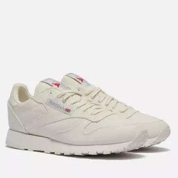 Мужские кроссовки Reebok Classic Leather Grow, цвет бежевый, размер 44 EU