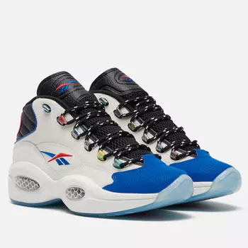 Мужские кроссовки Reebok Question Mid Answer To No One, цвет белый, размер 46 EU