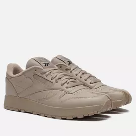 Мужские кроссовки Reebok x Maison Margiela Project 0 Classic Leather Tabi, цвет бежевый, размер 40.5 EU