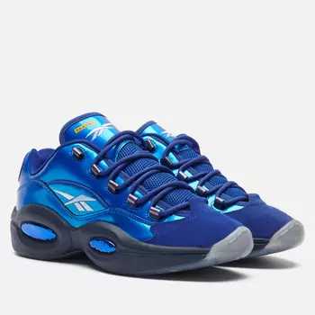 Мужские кроссовки Reebok x Panini Question Low Rookie Signature Prizm, цвет синий, размер 45 EU