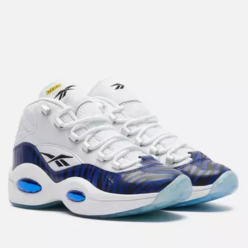 Мужские кроссовки Reebok x Panini Question Mid Tiger Prizm, цвет белый, размер 46 EU