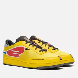 Мужские кроссовки Reebok x Power Rangers Club C, цвет жёлтый, размер 42.5 EU