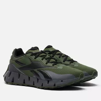 Мужские кроссовки Reebok Zig Dynamica 4, цвет зелёный, размер 43 EU