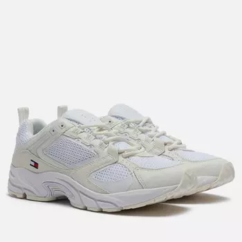Мужские кроссовки Tommy Jeans Archive Mesh Trainers, цвет белый, размер 43 EU