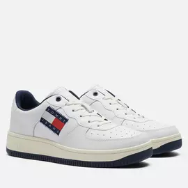 Мужские кроссовки Tommy Jeans Basket Cupsole Logo, цвет белый, размер 40 EU