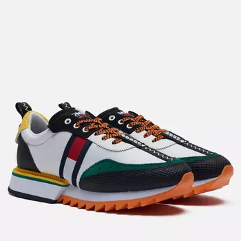 Мужские кроссовки Tommy Jeans The Cleat Trainers, цвет белый, размер 44 EU