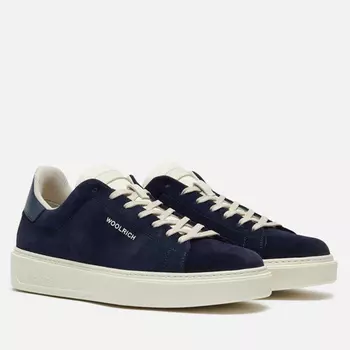Мужские кроссовки Woolrich Classic Court Suede, цвет синий, размер 45.5 EU