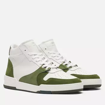 Мужские кроссовки Zespa ZSP24 Nappa/Suede Bicolor, цвет зелёный, размер 46 EU
