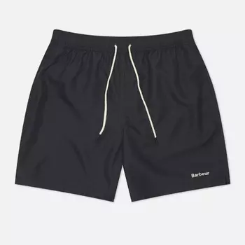Мужские шорты Barbour Staple Logo 7" Swim, цвет чёрный, размер XXL