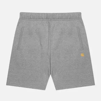 Мужские шорты Carhartt WIP Chase Sweat, цвет серый, размер XL
