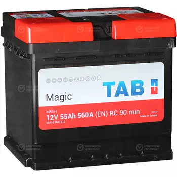 Автомобильный аккумулятор Tab Magic 55 Ач обратная полярность L1