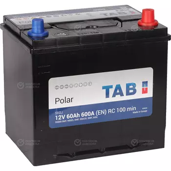 Автомобильный аккумулятор Tab Asia Polar JIS 60 Ач обратная полярность D23L