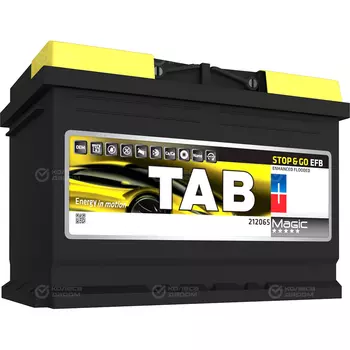 Автомобильный аккумулятор Tab Stop&Go 80 Ач обратная полярность L4