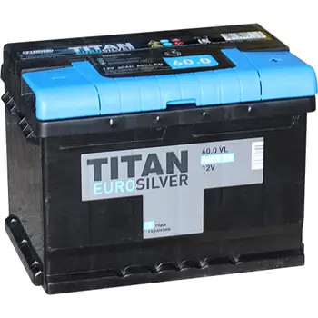 Автомобильный аккумулятор Titan Euro 60 Ач обратная полярность LB2