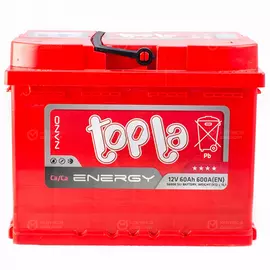 Автомобильный аккумулятор Topla Energy 60 Ач обратная полярность L2