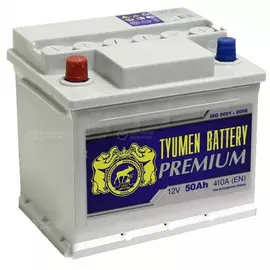 Автомобильный аккумулятор Tyumen Battery Premium 50 Ач обратная полярность L1