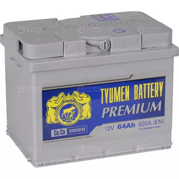Автомобильный аккумулятор Tyumen Battery Premium 64 Ач прямая полярность L2