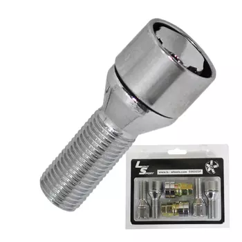 Болт секретный LS 12х1,25х28 блистер 4+2 17 конус 69600 SP LS