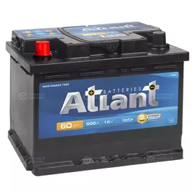 Автомобильный аккумулятор Atlant 60 Ач прямая полярность L2