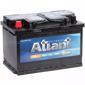 Автомобильный аккумулятор Atlant 75 Ач прямая полярность L3