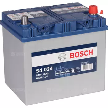 Автомобильный аккумулятор Bosch 60 Ач обратная полярность D23L