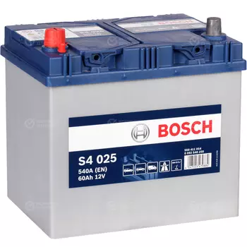 Автомобильный аккумулятор Bosch 60 Ач прямая полярность D23R