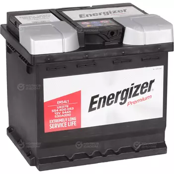 Автомобильный аккумулятор Energizer 54 Ач обратная полярность L1