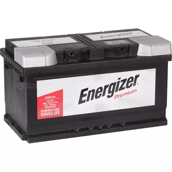 Автомобильный аккумулятор Energizer 80 Ач обратная полярность LB4