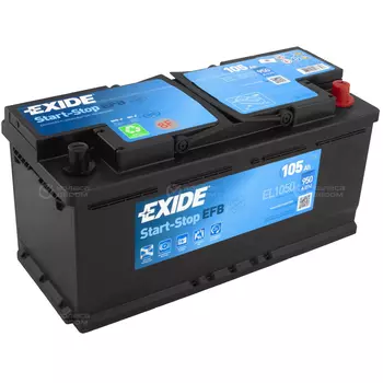 Автомобильный аккумулятор Exide 105 Ач обратная полярность L6