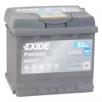 Автомобильный аккумулятор Exide Premium 53 Ач обратная полярность L1