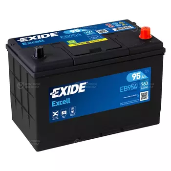 Автомобильный аккумулятор Exide EXCELL 95 Ач обратная полярность D31L