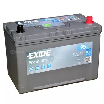 Автомобильный аккумулятор Exide Premium Asia 95 Ач обратная полярность D31L