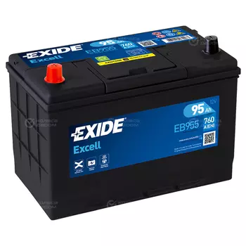 Автомобильный аккумулятор Exide Asia EXCELL 95 Ач прямая полярность D31R