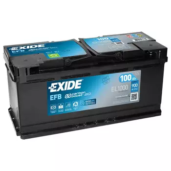 Автомобильный аккумулятор Exide EFB 100 Ач обратная полярность L5