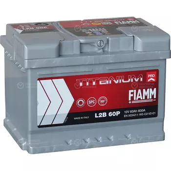 Автомобильный аккумулятор Fiamm 60 Ач обратная полярность L2