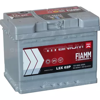 Автомобильный аккумулятор Fiamm 60 Ач прямая полярность L2
