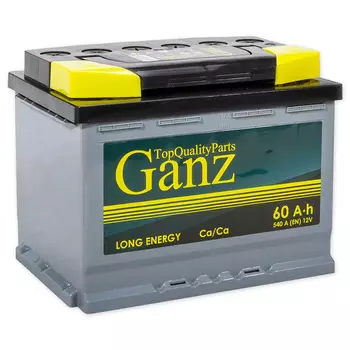 Автомобильный аккумулятор GANZ 60 Ач прямая полярность L2