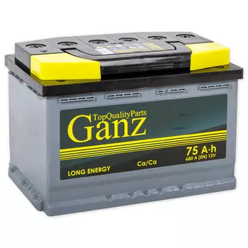 Автомобильный аккумулятор GANZ 75 Ач прямая полярность L3